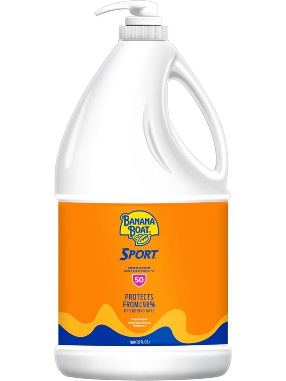 Banana Boat Sport SPF 50 Sunscreen Lotion, 128 Fl Oz